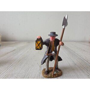 Lemax night watchman village Halloween people ax lantern halloween accessory